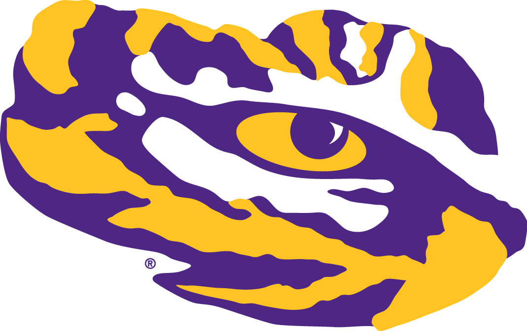 LSU Tigers 2014-Pres Secondary Logo 02 vinyl decal